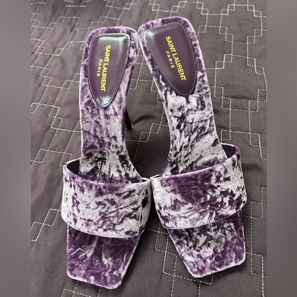 YSL Valvet Mules, Size: 38 - Picture 1 of 2